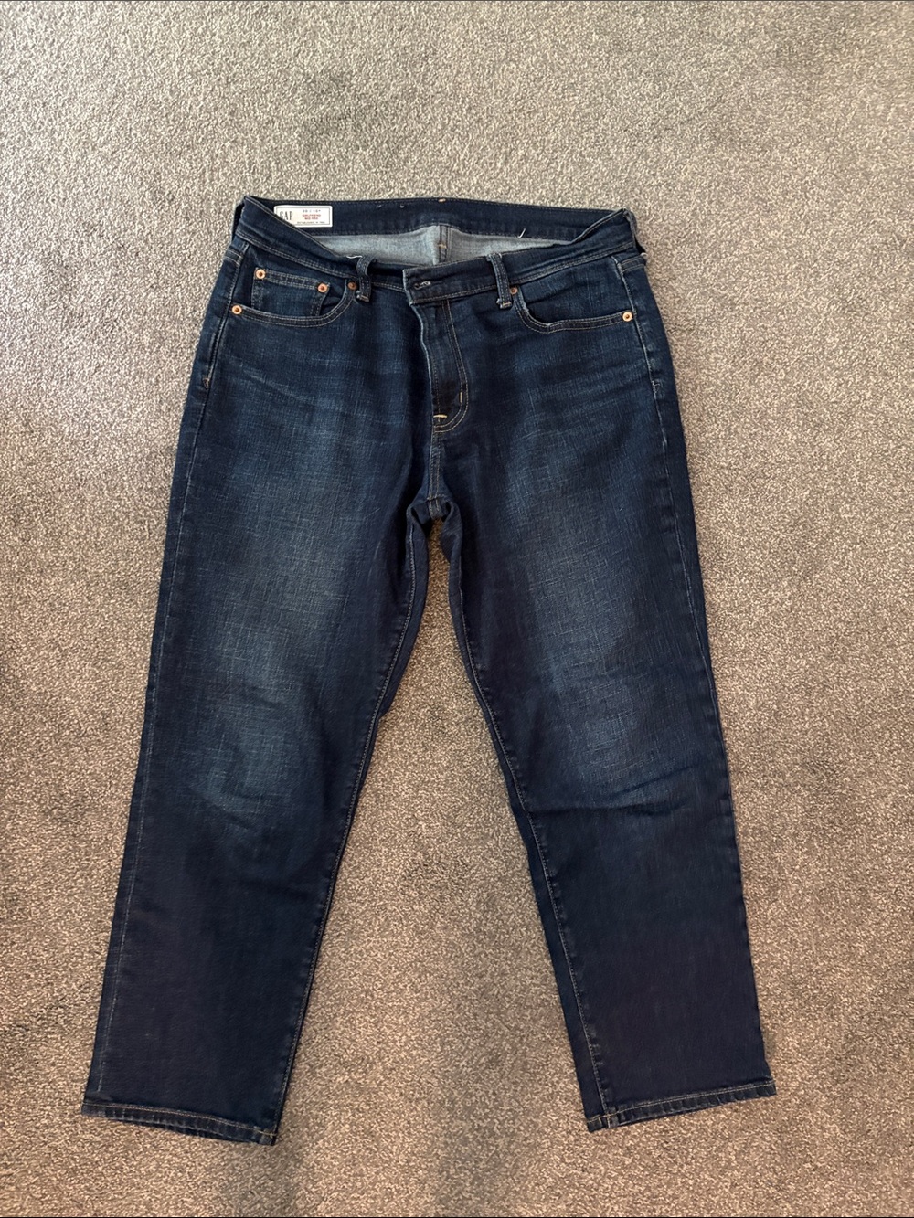 GAP Dark Wash Cropped Ankle Jeans